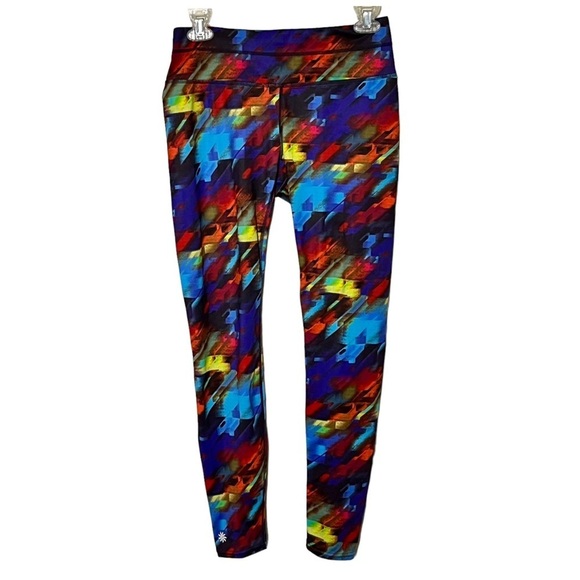 Athleta Colorburst Sonar Leggings Size Small - Picture 1 of 4
